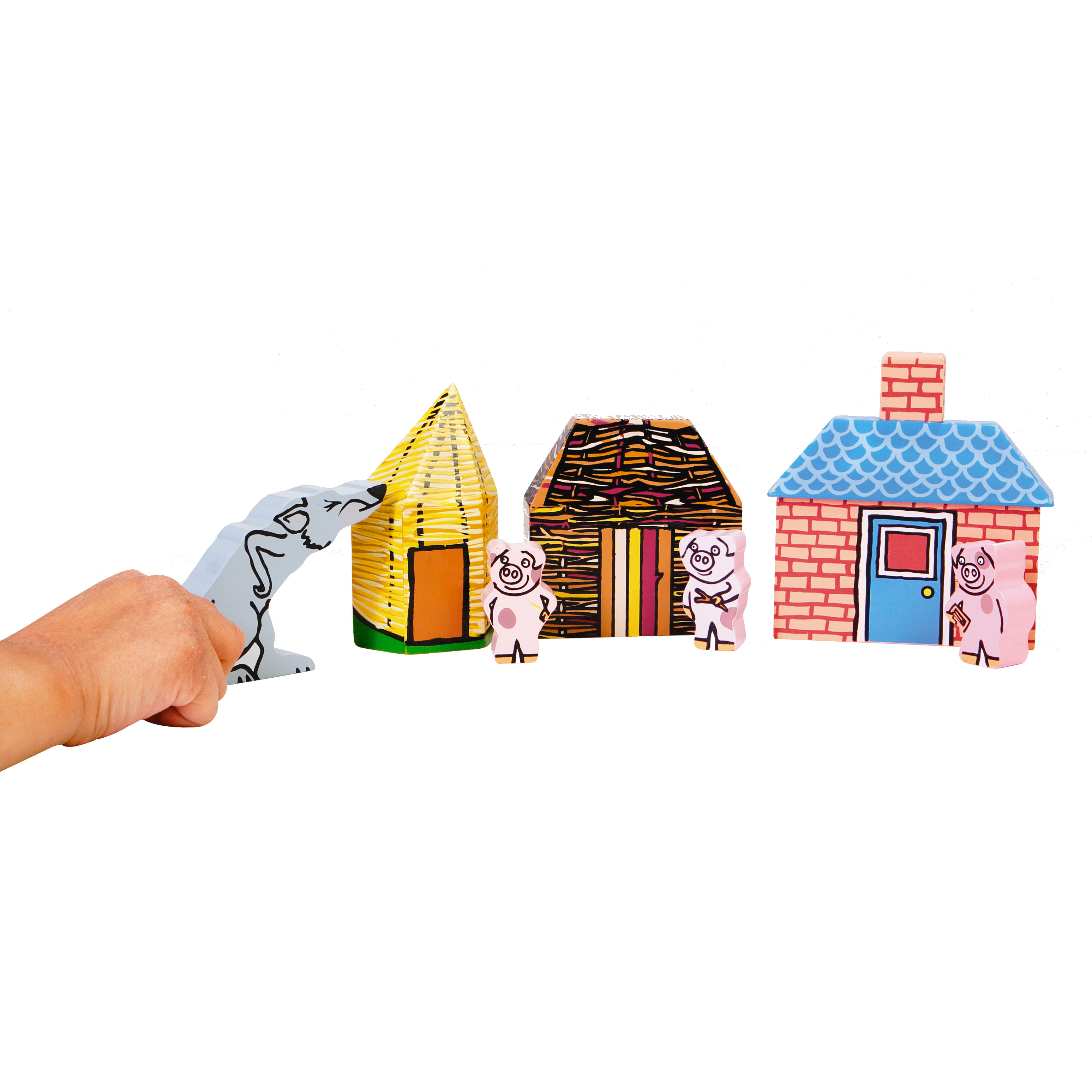 three little pigs playset