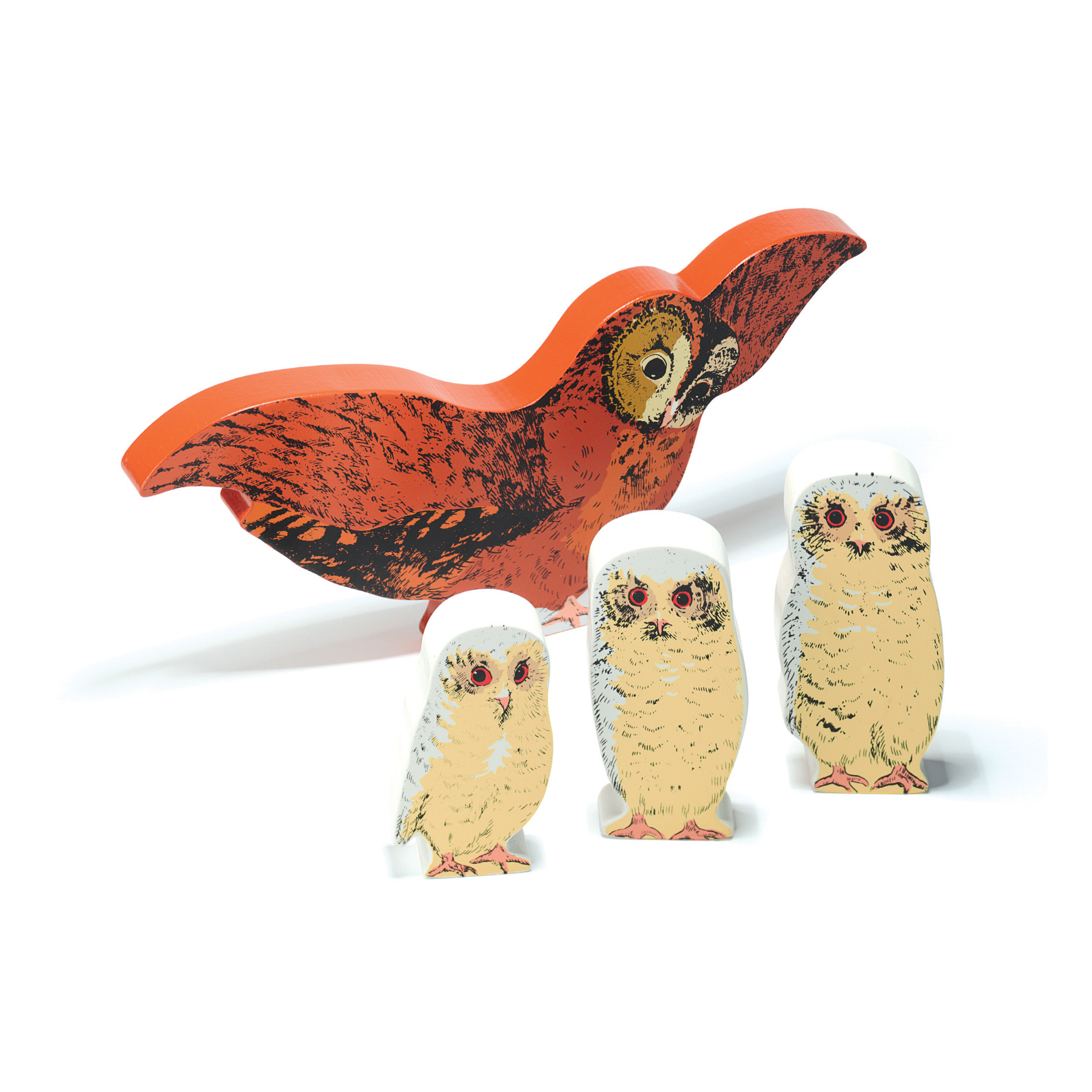 Owl Babies Wooden Character Set