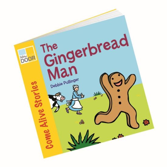 Illustrated Gingerbread Man story book - picture book and big book