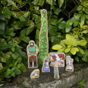 Jack and the Beanstalk Wooden Characters