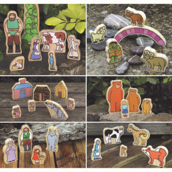 Traditional Tales Wooden Characters