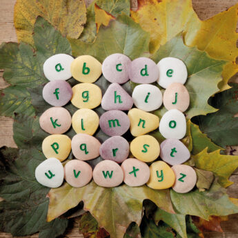 alphabet pebbles