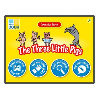 The Three Little Pigs Interactive Story and games app