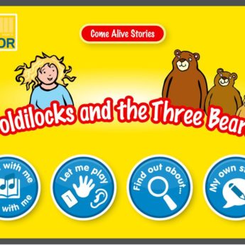 Goldilocks and the Three Bears Interactive Story and games app