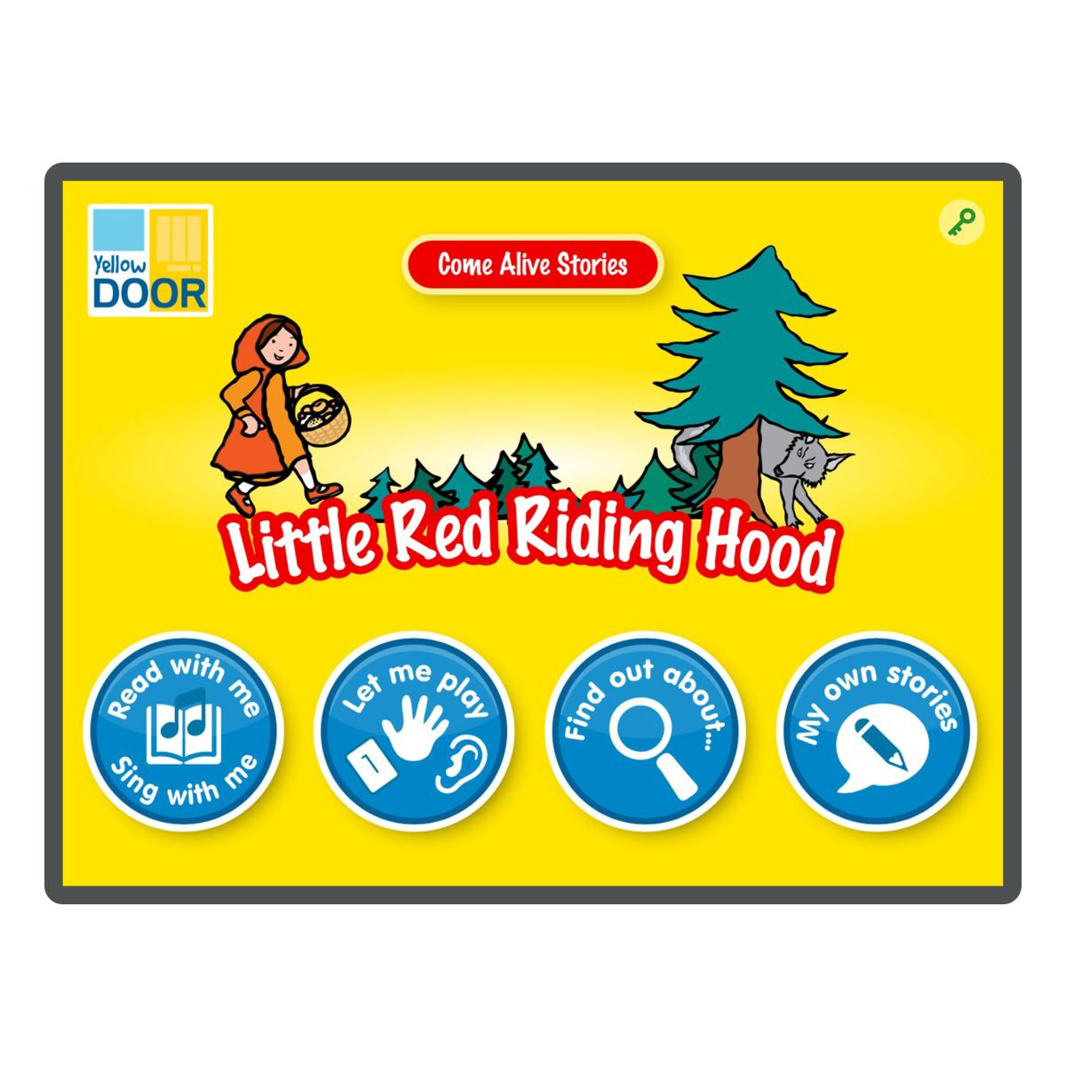 Little Red Riding Hood Interactive Story App Yellow Door