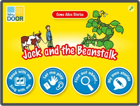 Jack and the Beanstalk Interactive Story and games app