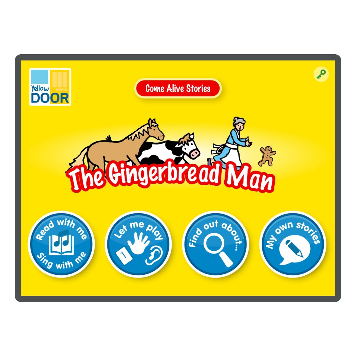 The Gingerbread Man Interactive Story App