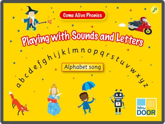 Interactive apps to encourage sound and letter recognition and formation .