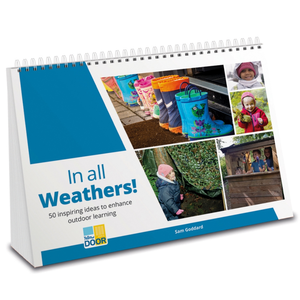 Spiral-bound handbook with innovative ideas for outdoor learning