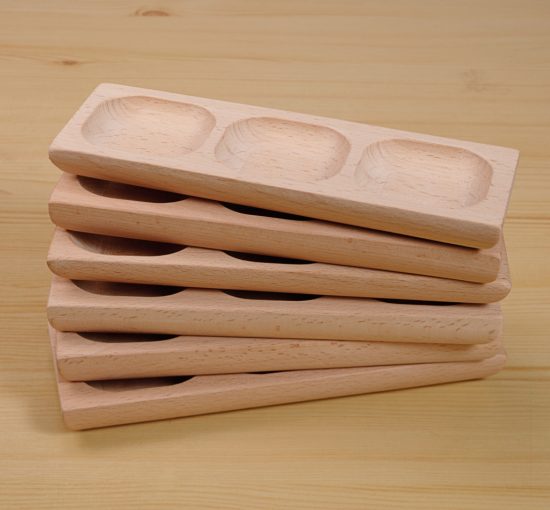 3-Pebble Tray Set of 6