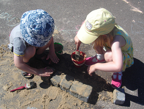 Creating a building site