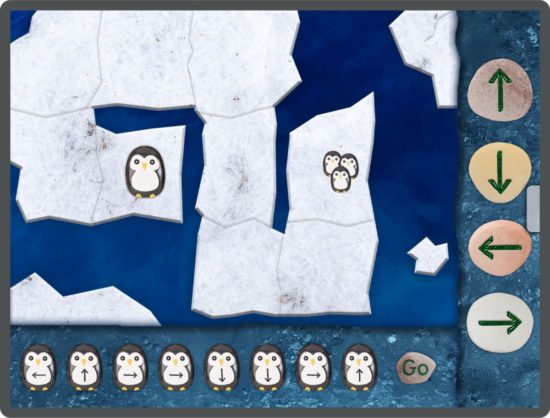 Learn pre-coding skills with this engaging app featuring very cute penguins!
