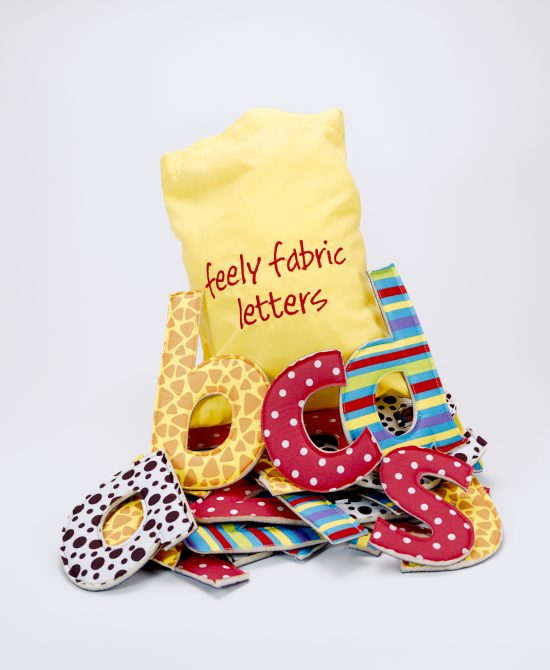 Feely Fabric Letters