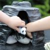 Large panda play figure