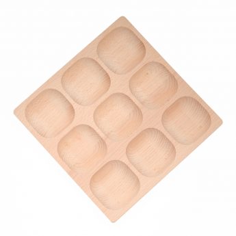 Natural Sorting Wooden Tray