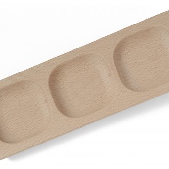 3-Pebble Wooden Wordbuilding Tray