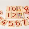 Early Mastery Number Trays shown with hand & props