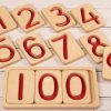 0 - 20 Wooden Number Trays