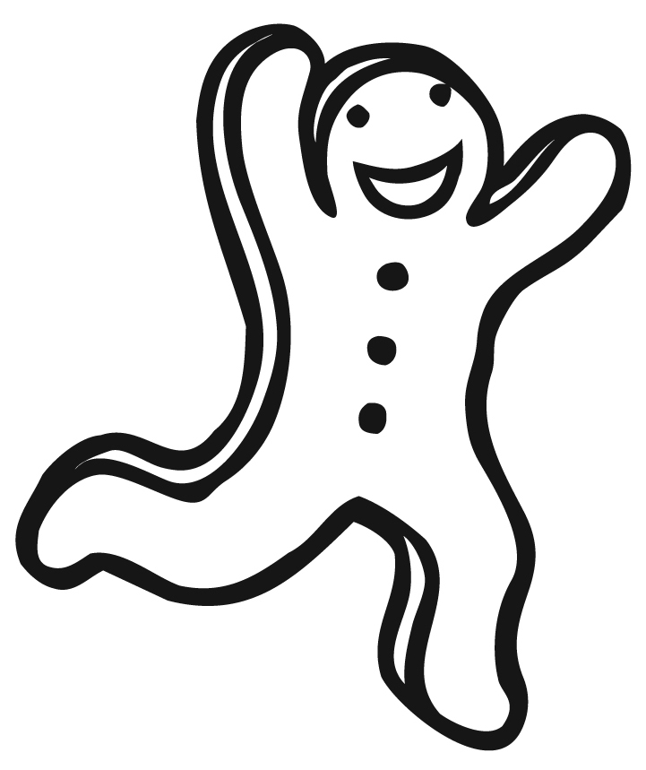 gingerbread man running