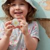 Girl holding sunshine self-regulation stone