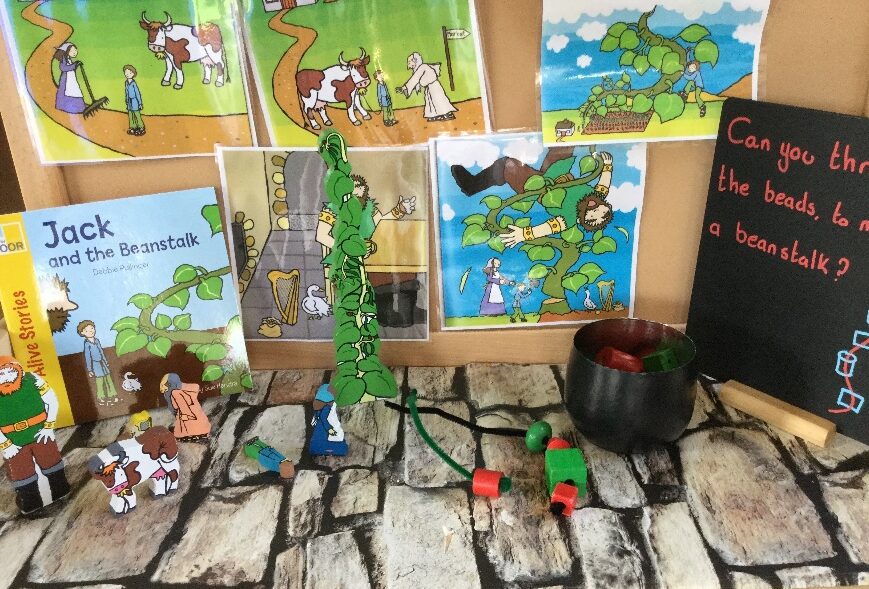 Jack and the Beanstalk Wooden Characters