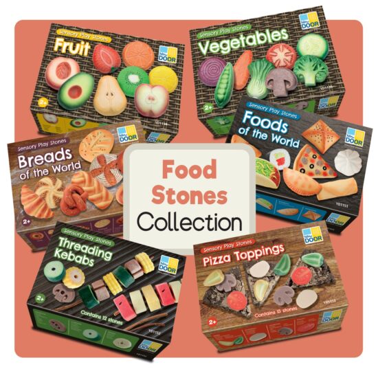 Mud Kitchen Food Stones Collection