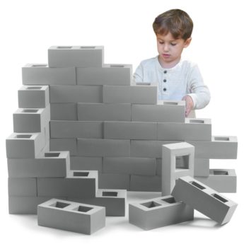 Set of 20 foam construction blocks