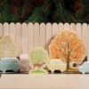 Four Seasons Trees Wooden Play Set - Image 2