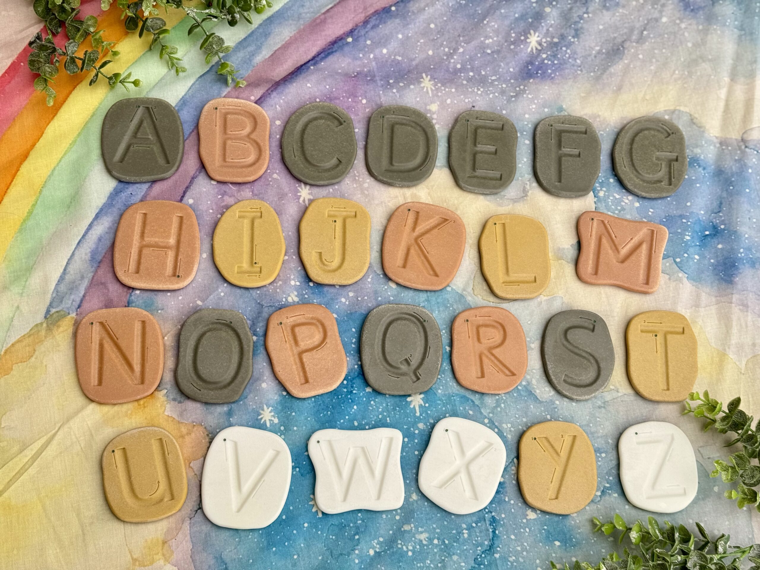 Feels-Write Uppercase Letter Stones - Image 3