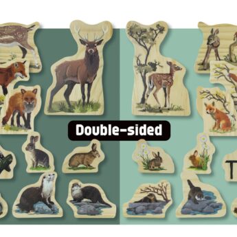 Woodland Animal Families Wooden Characters  - Image 2