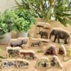 Endangered Animal Families Wooden Characters  - Image 7