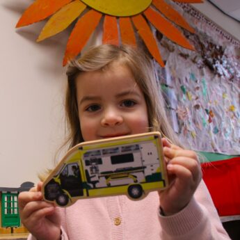Look Inside – Community Vehicles Wooden Play Set - Image 6