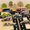Look Inside – Community Vehicles Wooden Play Set - Image 8