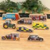 Look Inside – Community Vehicles Wooden Play Set - Image 9