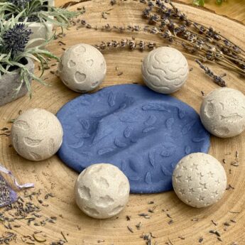 playdough stone roller spheres