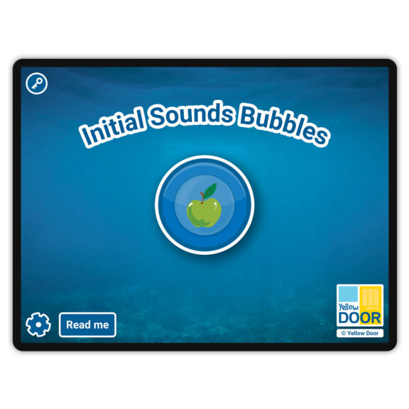 Initial Sounds Bubbles App