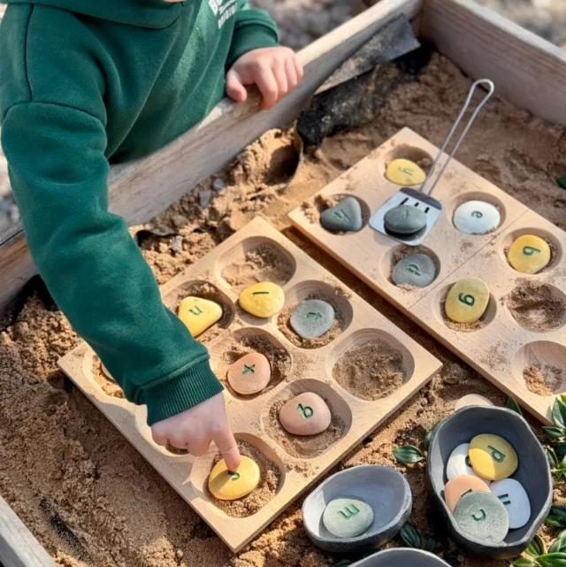 Exploring Letters Through Play

There’s something magical about discovering letters in a way that invites touch, movement, and curiosity. Alphabet pebbles offer a playful, hands-on way for children to connect with letter shapes, sounds, and early word building - outside, at the tuff tray, in the sand, or even in the mud kitchen!

Whether they’re tracing with fingers, matching with objects, or using them in storytelling, children learn best when their senses are engaged and their learning is meaningful.

Because in the early years, it’s not just about recognising letters - it’s about experiencing them.

#earlyliteracy
#yellowdooreducation 
#learningthroughplay
#eyfsideas
#alphabetfun
#tactilelearning
#earlyyearsplay
#markmaking
#playbasedlearning
#outdoorlearning