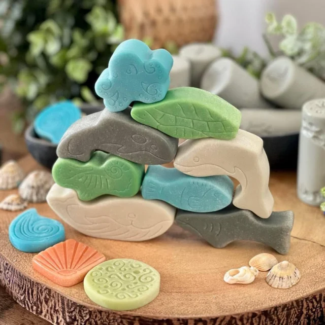 🌊🐢 Happy World Turtle Day! 🐢🌊

Explore the wonders of the ocean with our beautiful animal stones — perfect for sparking imagination, storytelling, and sensory exploration. These tactile treasures are ideal for creating small world ocean habitats where children can invent watery adventures and learn more about the incredible creatures of the sea - including the challenges they face in today’s world. 🌍💙

Looking to add a hands-on twist?
Try stacking our Little Lands! It’s a fun, open-ended way to support:
🔹 Fine motor development
🔹 Balance and coordination
🔹 Sensory exploration
🔹 Focus and patience

Whether you’re building habitats, stacking with purpose, or simply playing, these resources open the door to meaningful conversations and early learning through play.

🌊🦀🐠

#worldturtleday  #loosepartsplay  #earlyyearseducation  #finemotorskills  #balancing  #handeyecoordination  #smallworldplay  #ocean  #yellowdooreducation  #learningthroughplay
