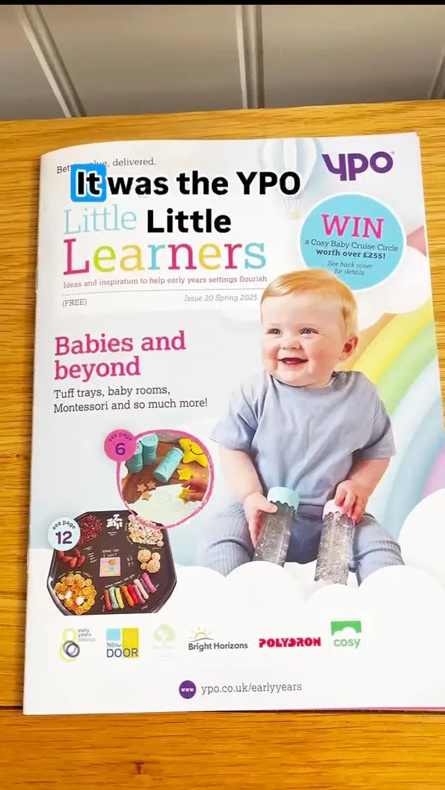 Something very exciting arrived today — the latest issue of YPO Little Learners Magazine! And we’re thrilled to see our article featured on page 6!

Talking Tips for Toddlers is packed full of teacher-approved advice, fun activities, and practical ideas to help get little ones chatting with confidence. Whether you’re a parent, carer, or educator, there’s something in there for you!

Thank you @ypoinfo for the opportunity — we loved sharing our passion for early language development. 💛

Find the link in our stories to check it out! 

#talkingtips #earlyyearseducation #toddlertalk #littlelearners #earlylearning #eyfs #languagedevelopment #yellowdooreducation #yellowdoorplay #speechandlanguage  #earlyyearsresources #learningthroughplay #childdevelopment